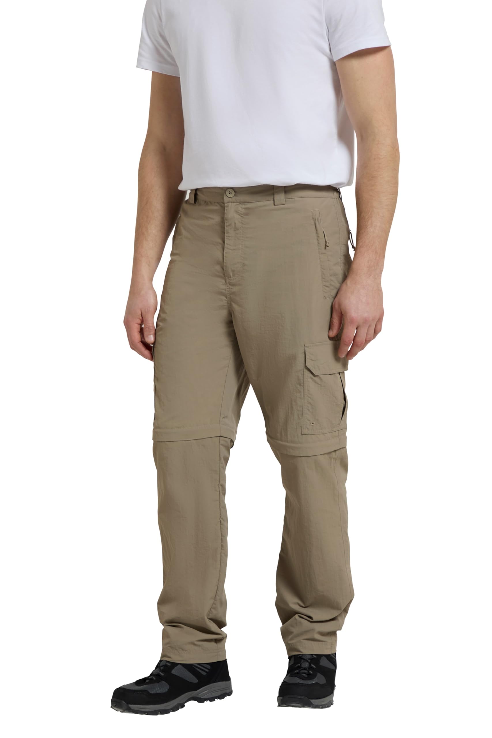 Explore Mens Zip Off Trousers - Beige