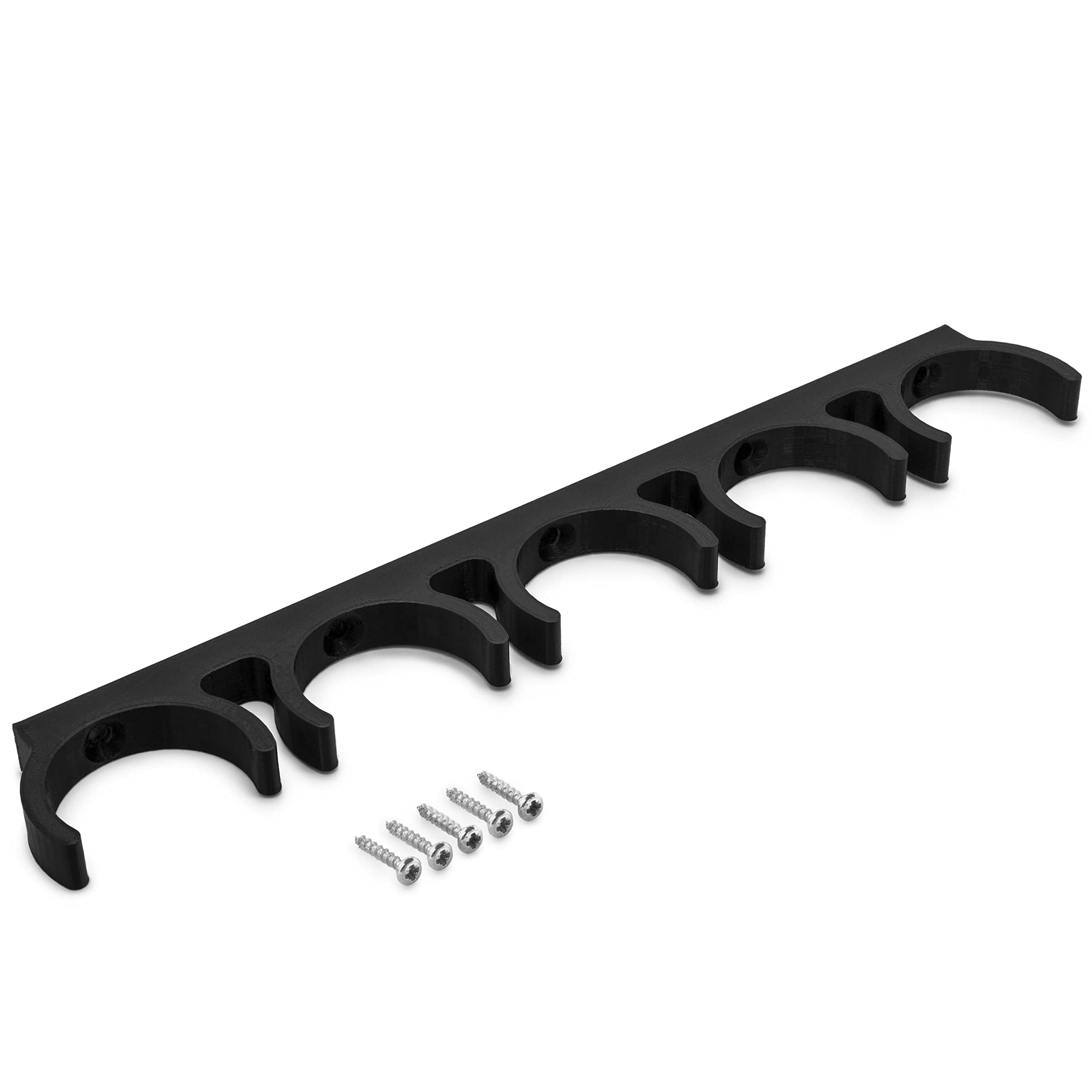 NewGround Designs Kruidenrek voor ankerkruid - 4-pot hanger - kastdeur of muur - schroeven/pluggen incl. - zwevend kruidenrek