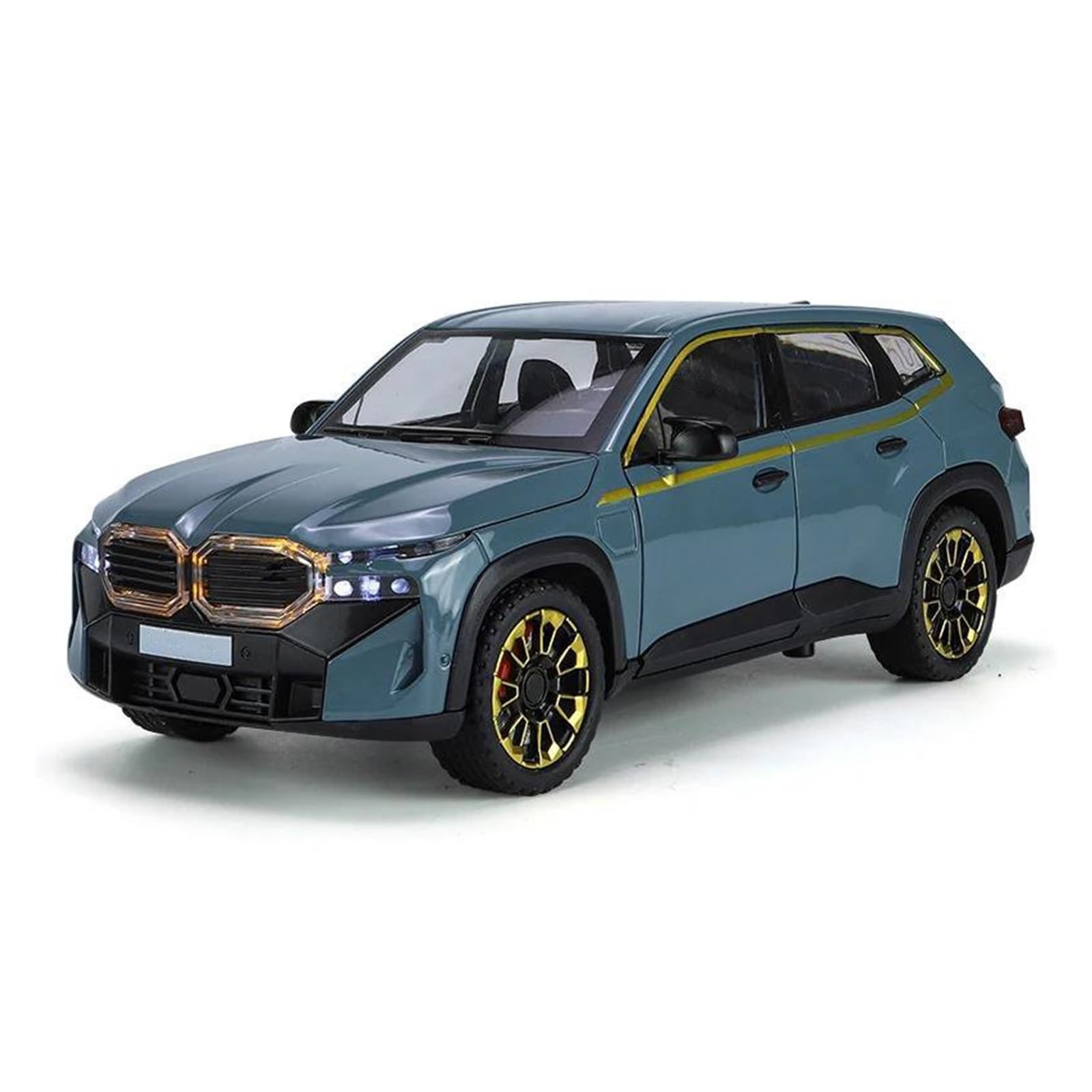 Btwodian Blue Scale Model Car For Bmw Xm Diecast Model Car