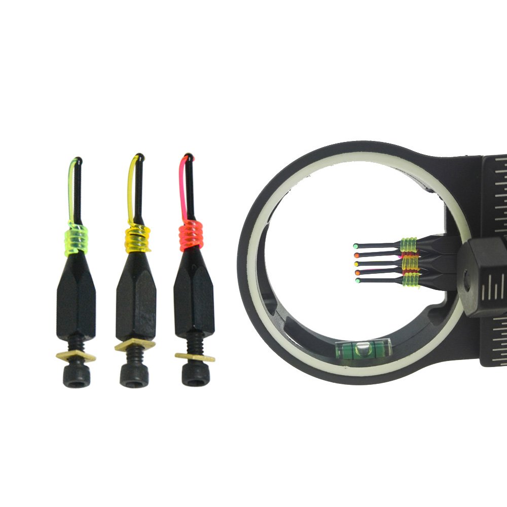 MICRO ADJUST 5 broches 0,019 pouces viseur arc composé mât long pour MICRO ADJUST 5 broches 0,019 pouces viseur arc composé mât long pour