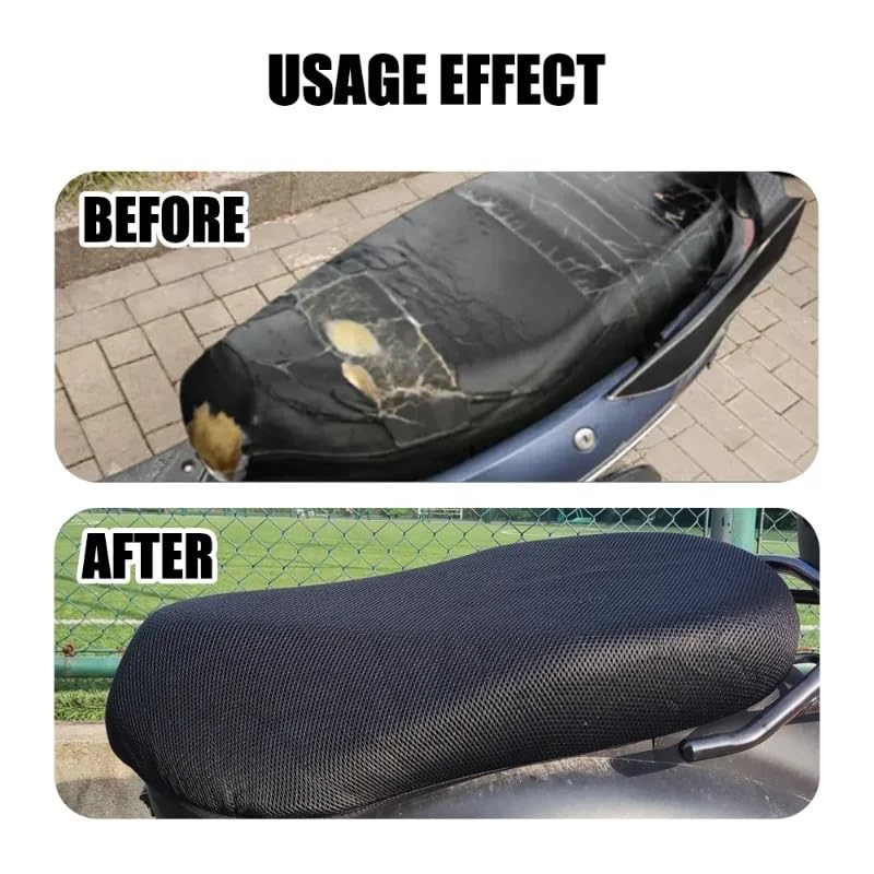 Protection solaire pour selle de moto avec housse universelle 3D - 7