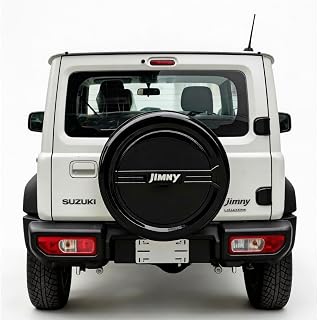ジムニースペアタイヤカバー 新型 Jimny JB64 JB74 JC74 Sierraシエラ Nomadノマド タイヤカバー リア スペアタイヤ カバー リアタイヤカバー 背面タイヤカバー ジムニータイヤカバーランキング 簡単装着 防水 (黒)