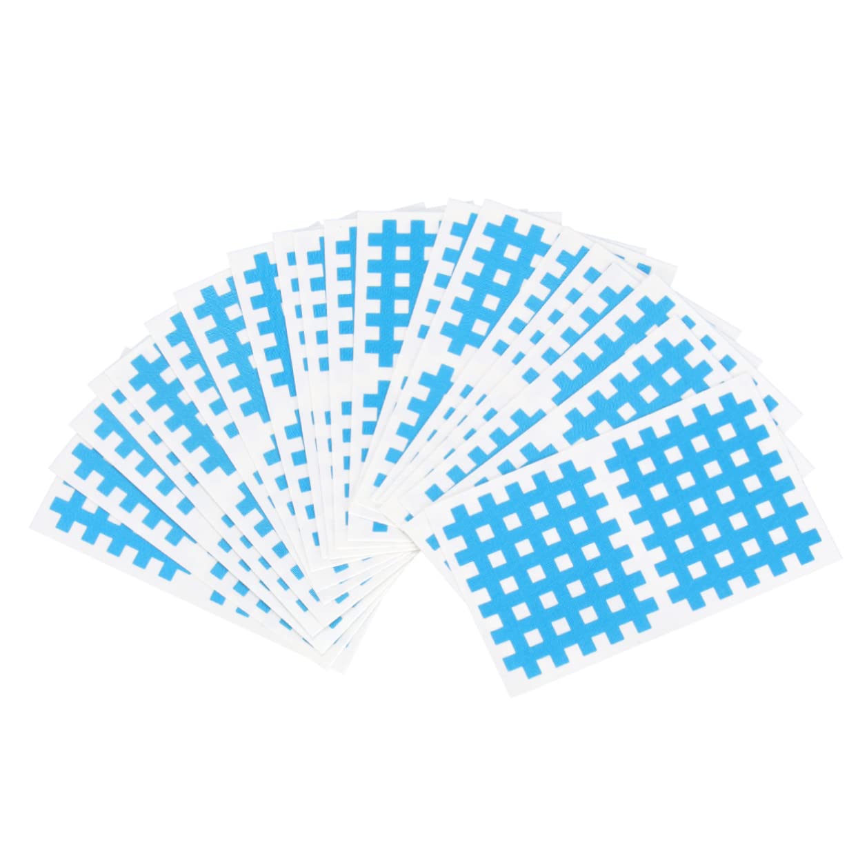 IWOWHERO 20 Sheets Adhesive Cloth for Fitness Physical Therapeutic Tape Sports Tape Medical Adhesive Muscle Physical Support Tape Taping Precut Stickers Fitness Tape Blue