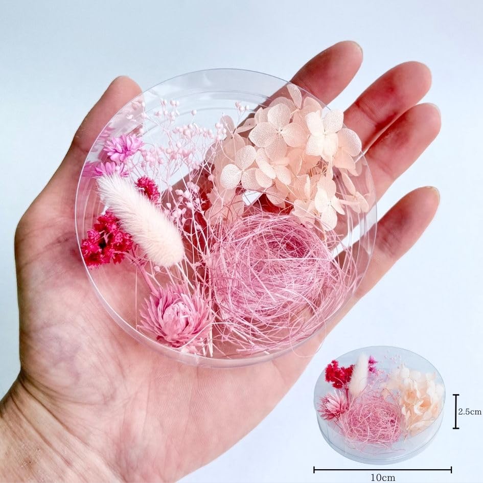 Amazon | ハーバリウム 花材セット 5色入り 花材の詰め合わせ 中身が