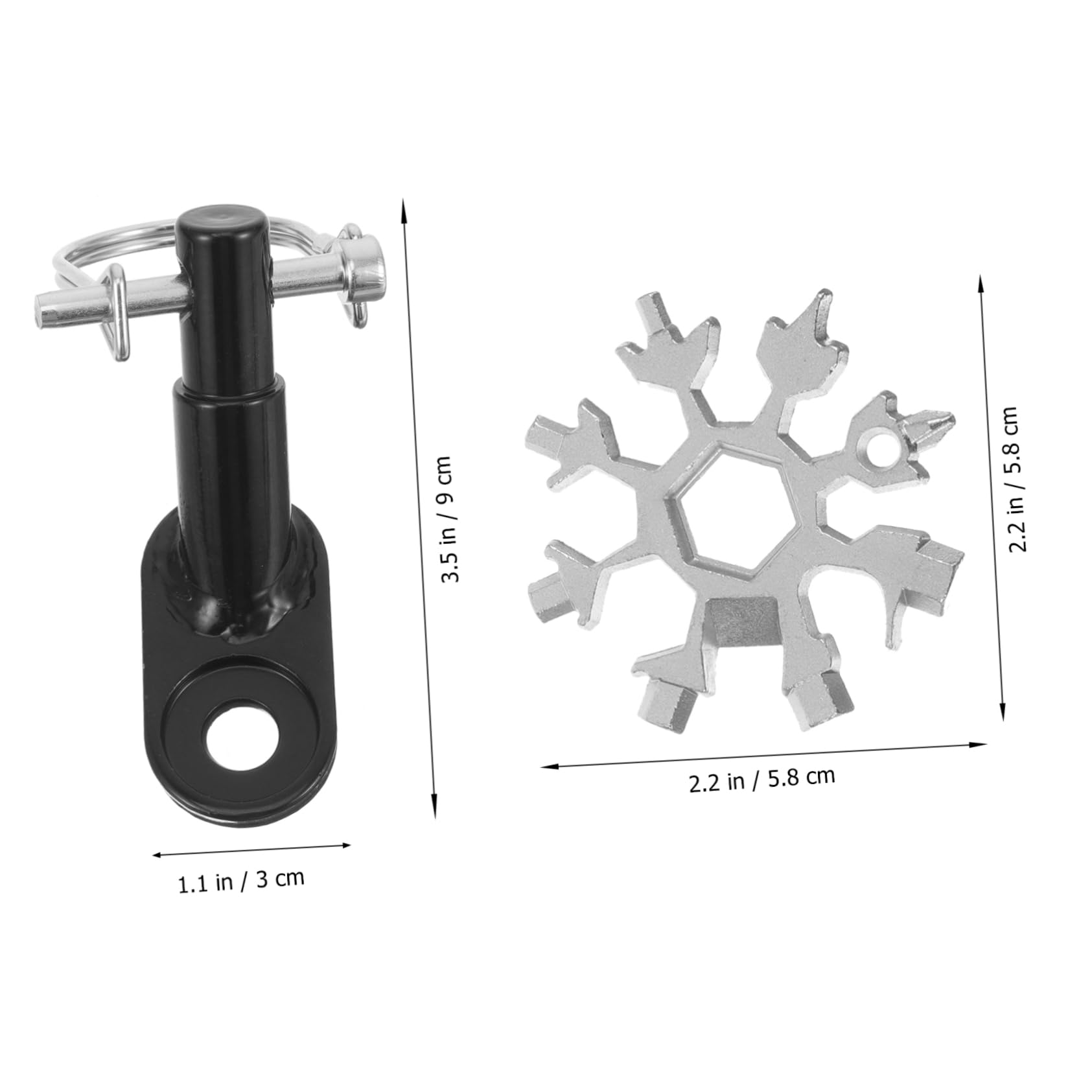 Balacoo Iron Material Bike Trailer Hitch Connector Easy Replacement for Bike Wagon Attachment