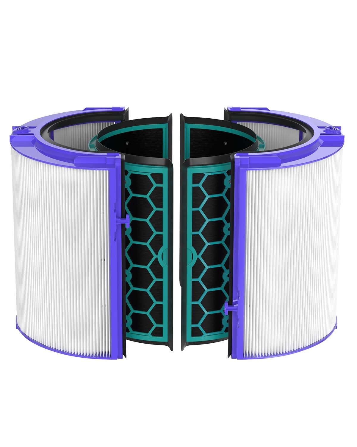 Future Way True HEPA Filter Replacement for Dyson TP04/HP04/DP04 Air Purifier, 360 Combi Glass Carbon Filter