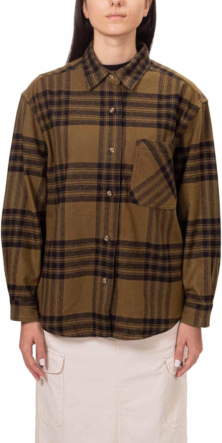 Timberland Women's Midweight Flannel Pocket Shirt
