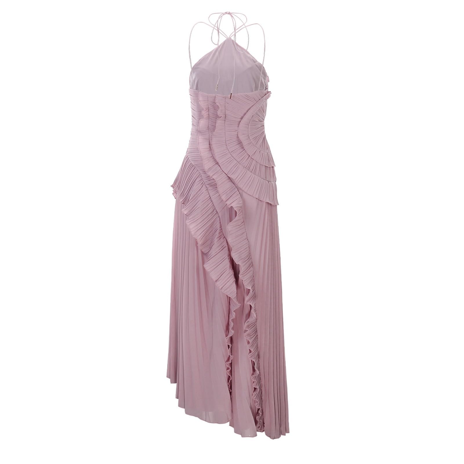 Vestido casual para mujer, vestido de verano con cuello y cremallera lateral, para uso diario, cita