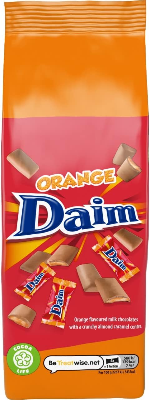 Daim Minis Orange Bag, 200 g