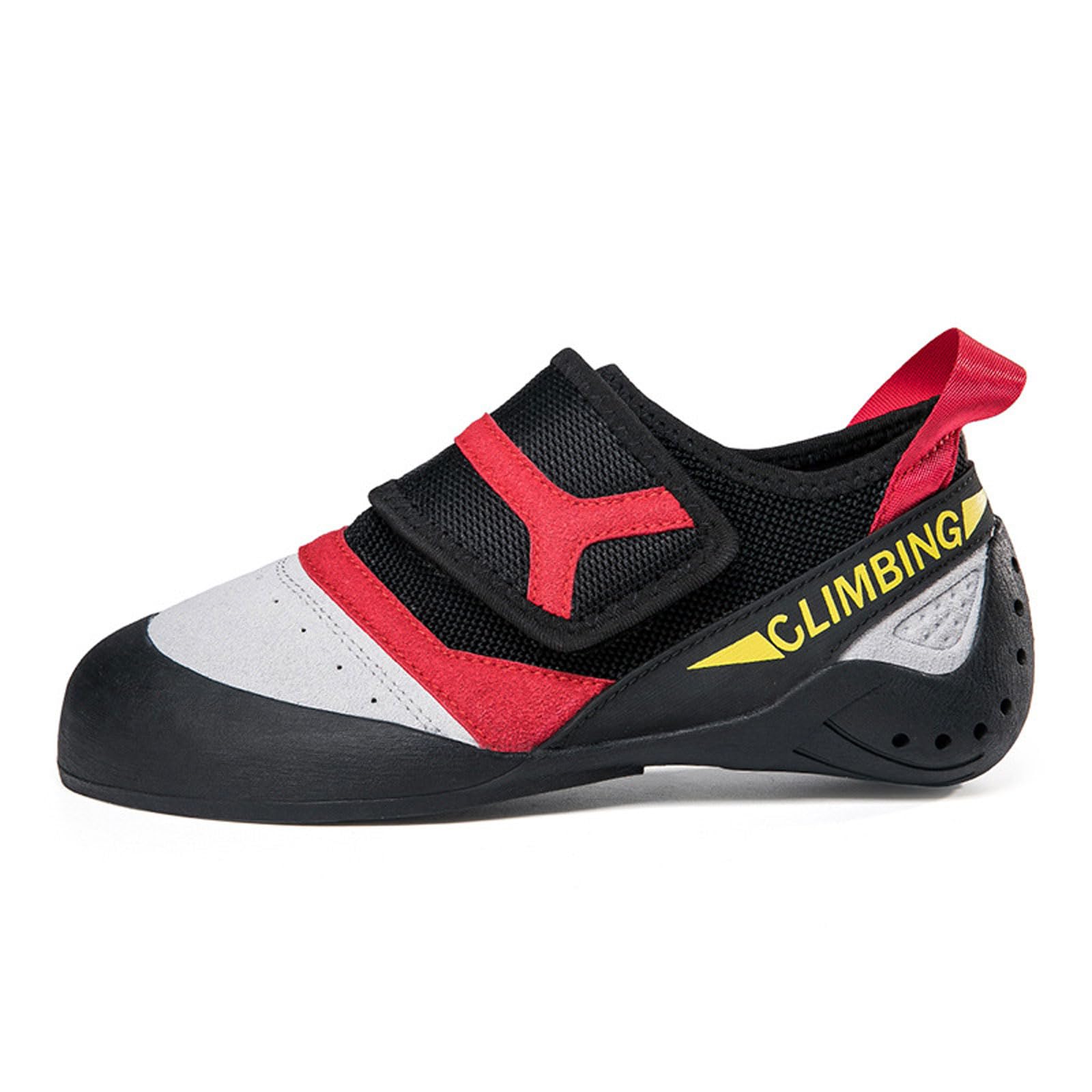 Pies de gato unisex para adultos,pies de gato profesionales,zapatillas ligeras,antideslizantes y transpirables,fáciles de poner y quitar,adecuados para gimnasio y escalada en roca.