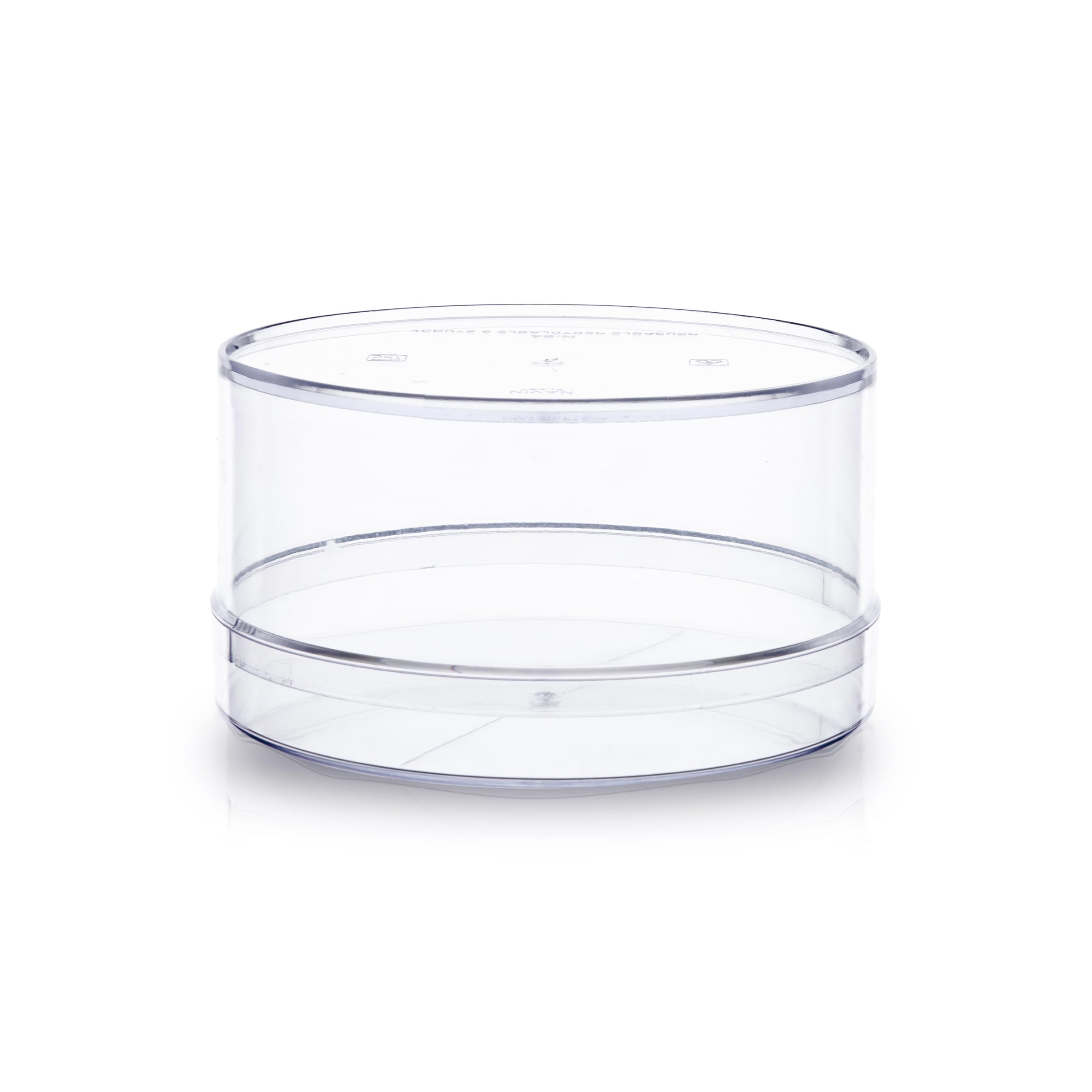 Dessert Containers with Lids - Pack of 18 -6 Dessert Containers with Lids - Pack of 18 -6