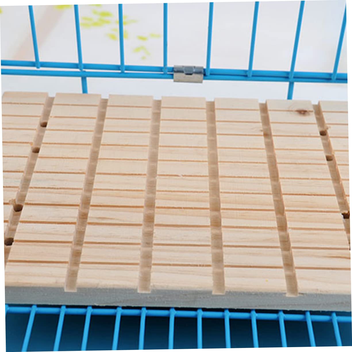 Toyvian 2pezzi Tiragraffi in Legno per Piccoli Animali Domestici Piastra per Levigatura di Conigli Accessorio per Animali Domestici Durevole e Pratico per Gabbie e Recinti
