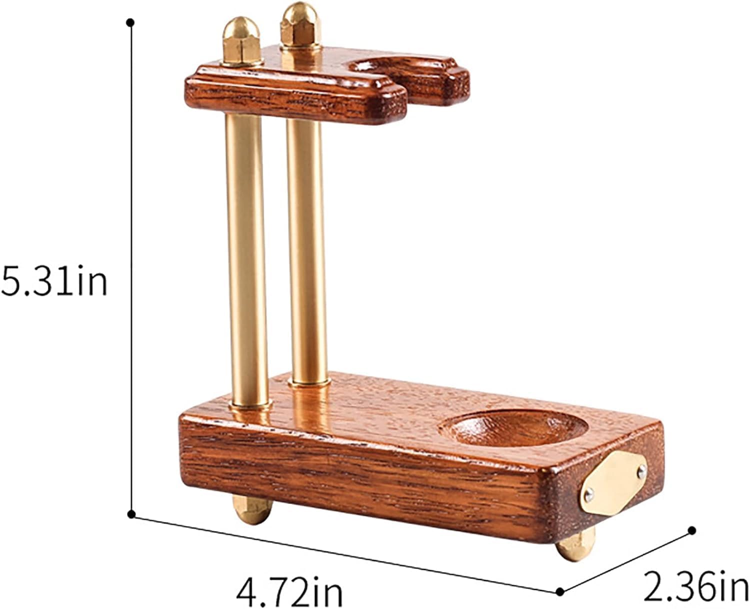 Wooden Tobacco Pipe Rack, Wood Rack of Smoking Pipe, Pipe Tobacco Stand Holder Display Rack for Cigar Tobacco Cigarette Single Pipe Decorative Display Stand