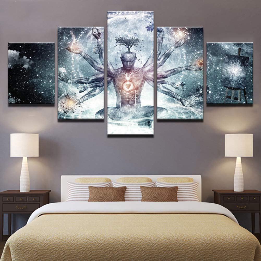 5 Pictures On A Wall Noah Art Brooklyn Bridge Wall Art, Black And