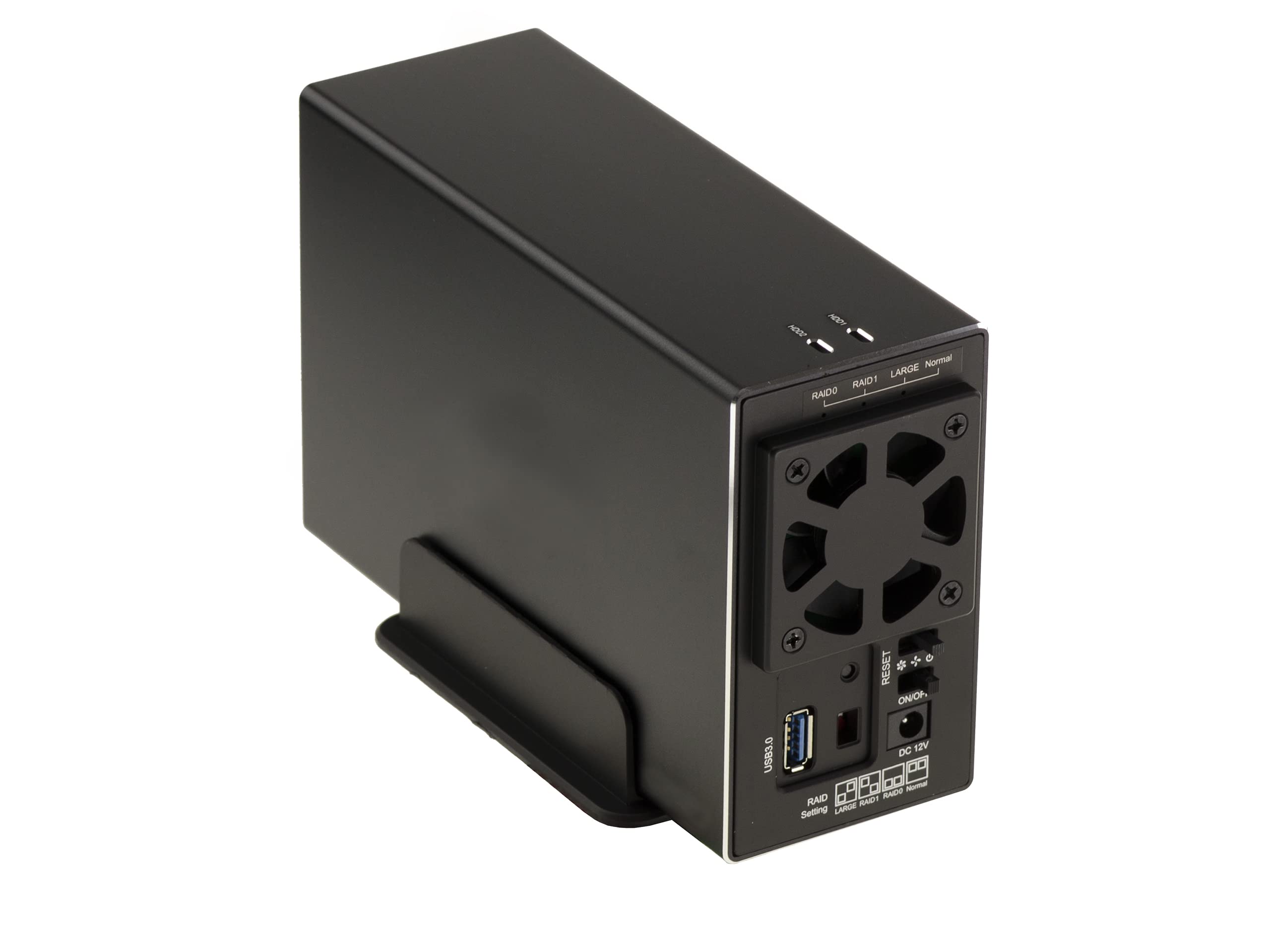 KALEA-INFORMATIQUE Alloggiamento USB 3.0 5G per 2 unità disco SATA. Alimentazione da 50 W, capacità di 32 TB. HARDWARE RAID 0 1 0+1