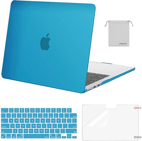 Miniatura 23 de MOSISO Funda compatible con MacBook Air de 13 pulgadas 2025 2024 2023 2022 M4 A3240 M3 A3113 M2 A2681, carcasa rígida de plástico, cubierta de