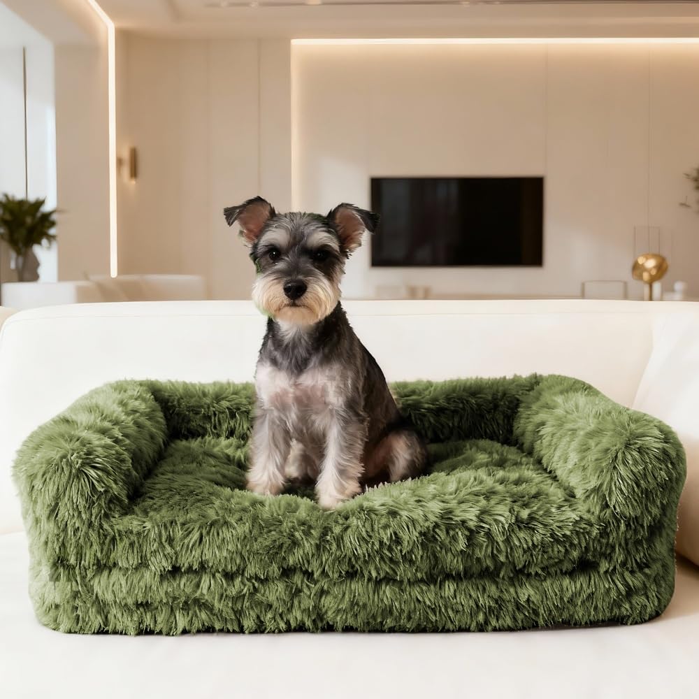 Panier orthopédique chien moyen taille déhoussable pour stopper les odeurs et douleurs de dos