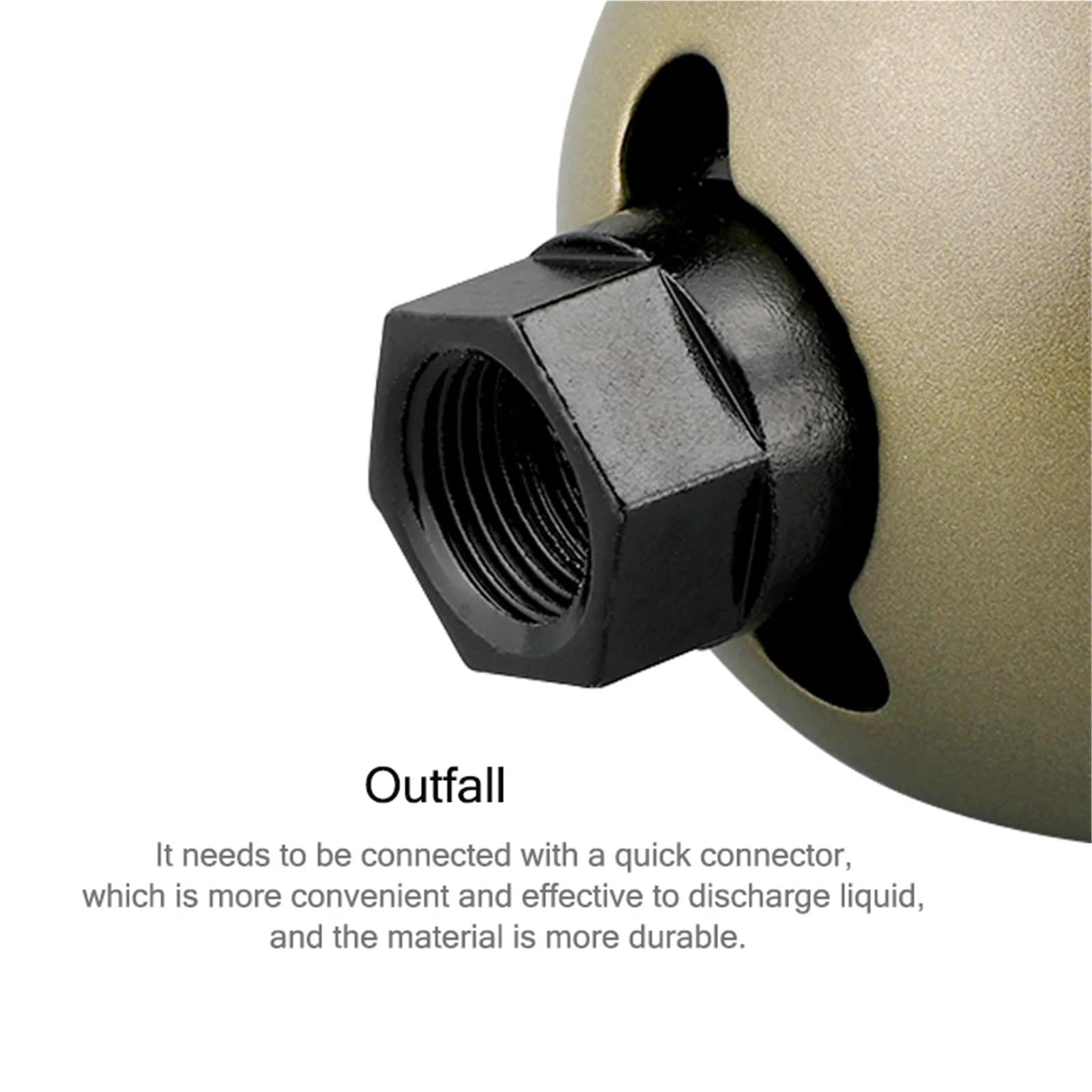 AD402-04 Válvula de Drenaje automático de 1/2", Tratamiento de Aire neumático, Trampa de Agua, Separador, secador, Filtro de Drenaje