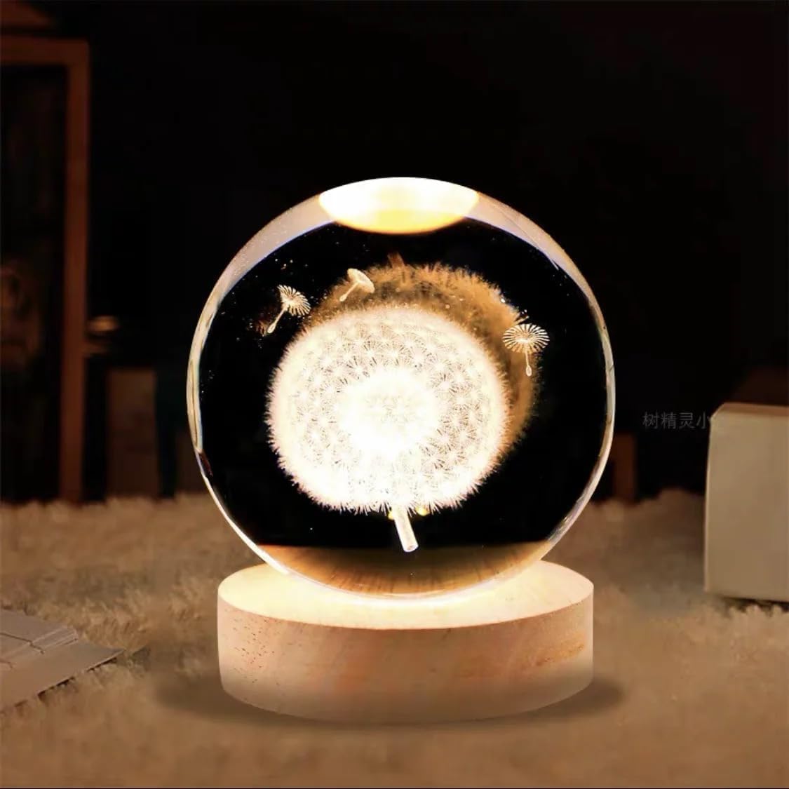 Lampada a proiezione a sfera di cristallo, modello pianeta, sfera di