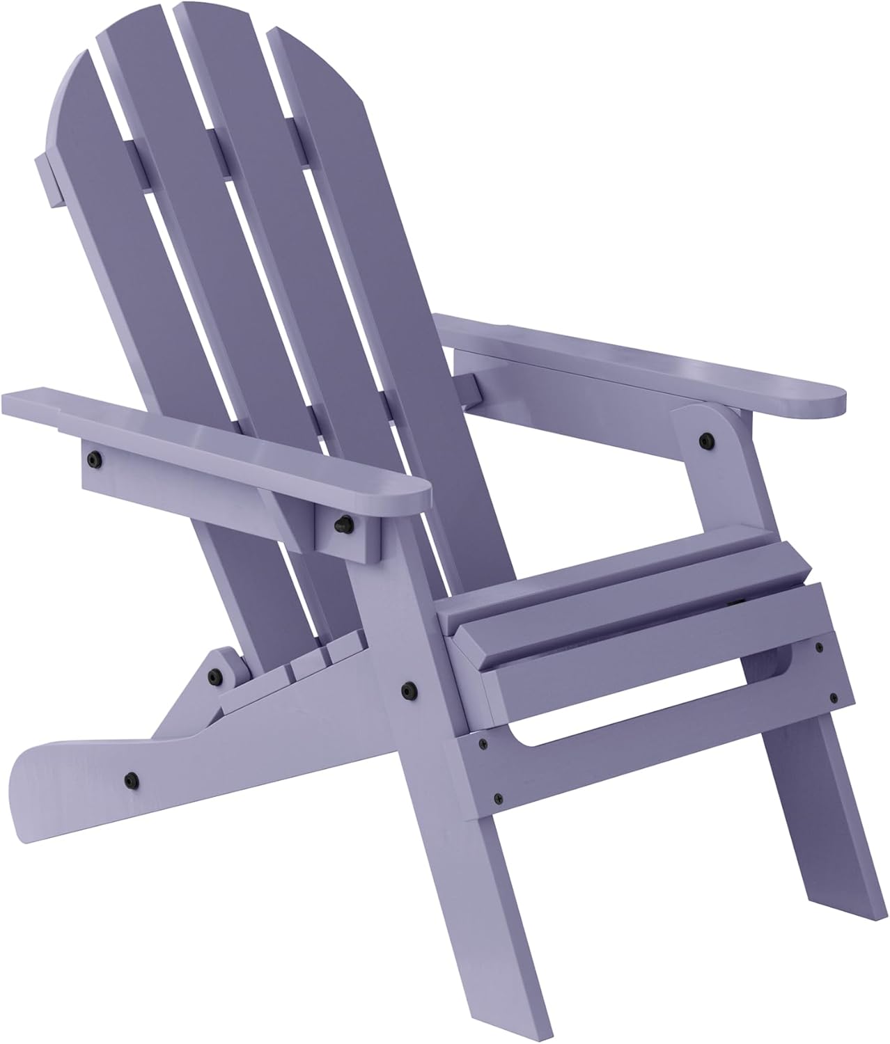 Kids Adirondack Chair, Outdoor Wooden Accent Toddler Adirondack Chair, Folding Adirondack Chair, Comfortable Kids Fire Pit Lounge Chairs for Yard, Garden, Patio