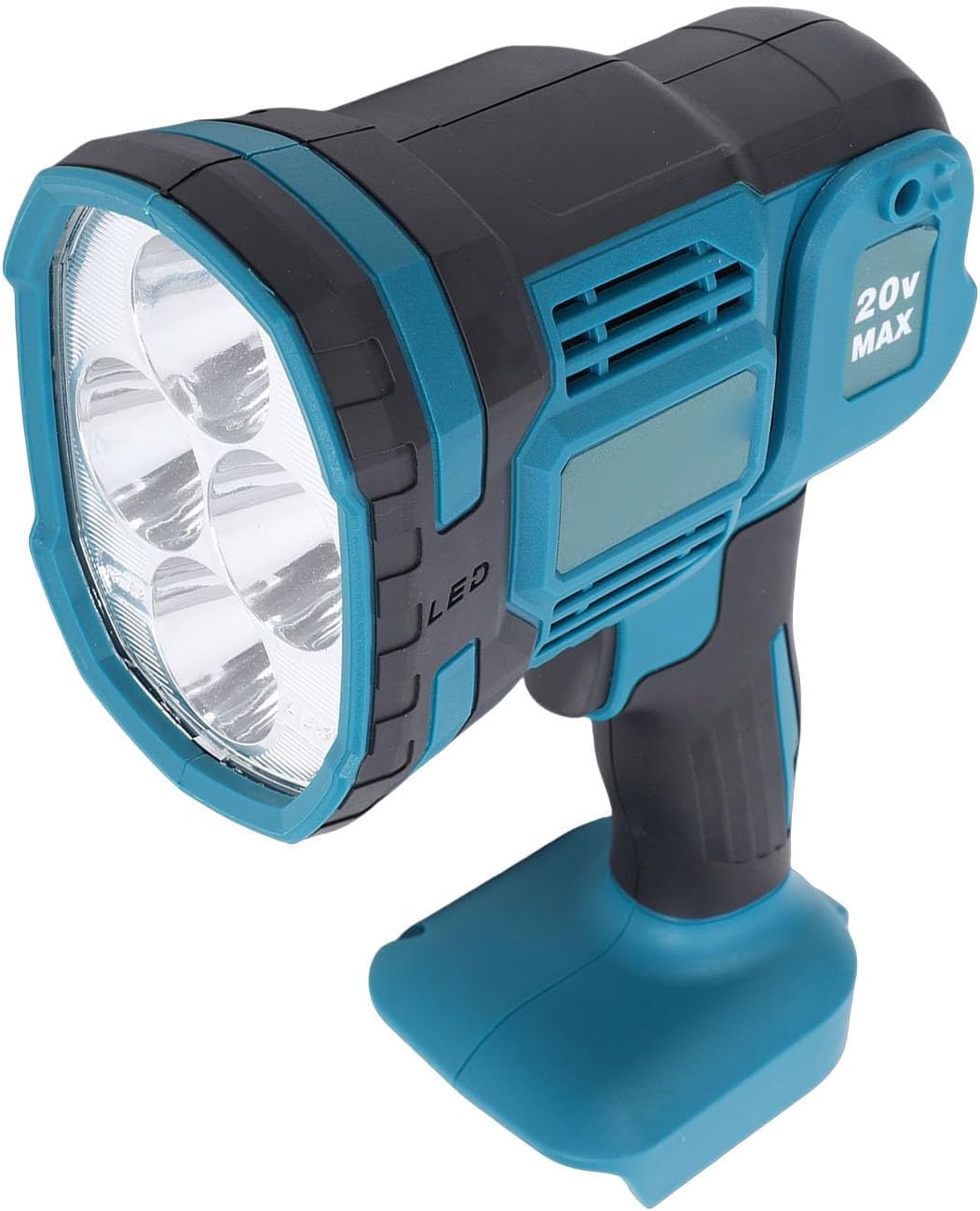 Cordless LED Work Light, 1500lm Handheld, Flashing Pivoting Head for Workshop, Compatible with BL1850 Lithium Ion Battery