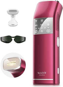 27J Dual Lights 100W Quadruple Pulse IPL Devices Hair Removal 16.6 cm² Sapphire Ice Cooling 2°C PHR Mode Permanent Hair Removal Laser for Women Face Body Bikini Area Legs Armpits