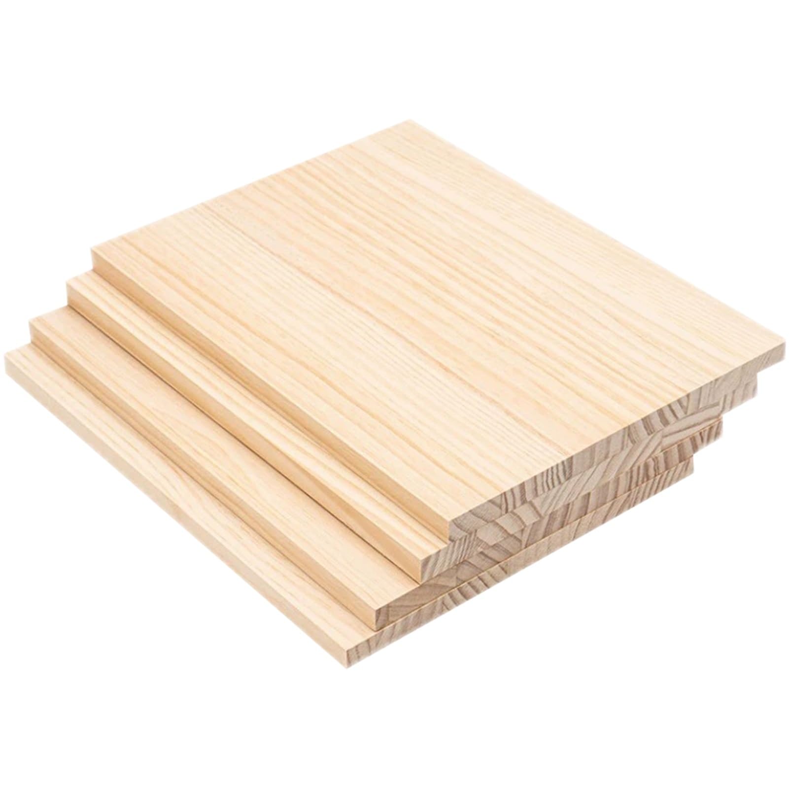 Tavola in legno massiccio, pino massiccio non finito, spessore 1,3-2 cm, perfetto per lavori di artigianato e progetti fai da te, tavole versatili in legno massello