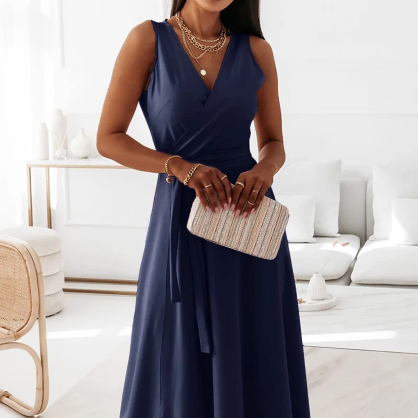 Abiti Donna Cerimonia Vintage Eleganti Cerimonia Abito da Donna Ballo Abiti Damigella d'Onore alla Moda Lunghi Classico Vestito da Sera Cocktail Party da Sera Abito Donna Lungo