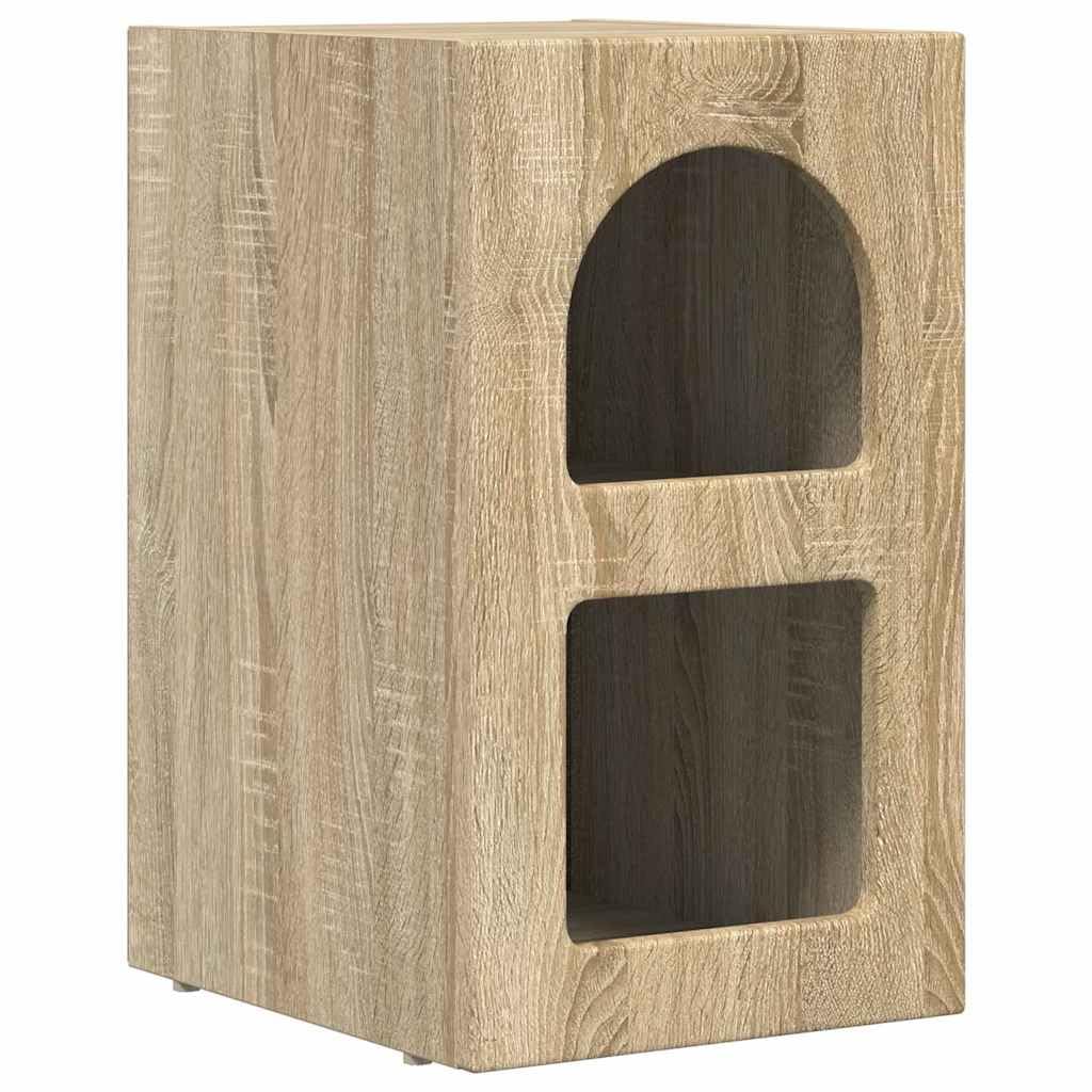 Mesita de noche funcional para espacios pequeños, mesita de noche moderna con estantes de madera con aspecto moderno, fácil de limpiar para dormitorio con espacio de almacenamiento