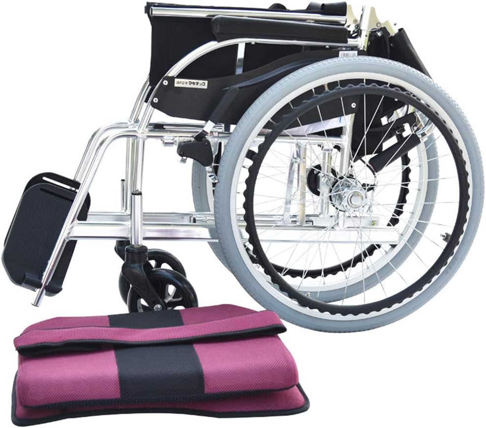 【入荷極小！新作】軽量車椅子、大人用軽量自走式車椅子、ハンドブレーキ付き折りたたみ式ポータブル旅行用車椅子、高齢者用取り外し可能フットレスト、ハンディ