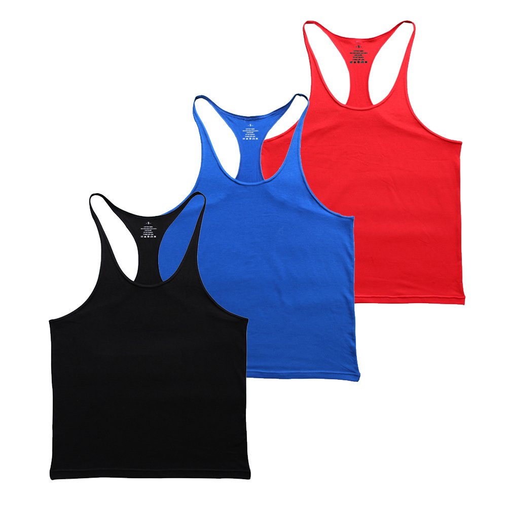 Muscle AliveBlank Bodybuilding Stringer Tank Tops Men Cotton