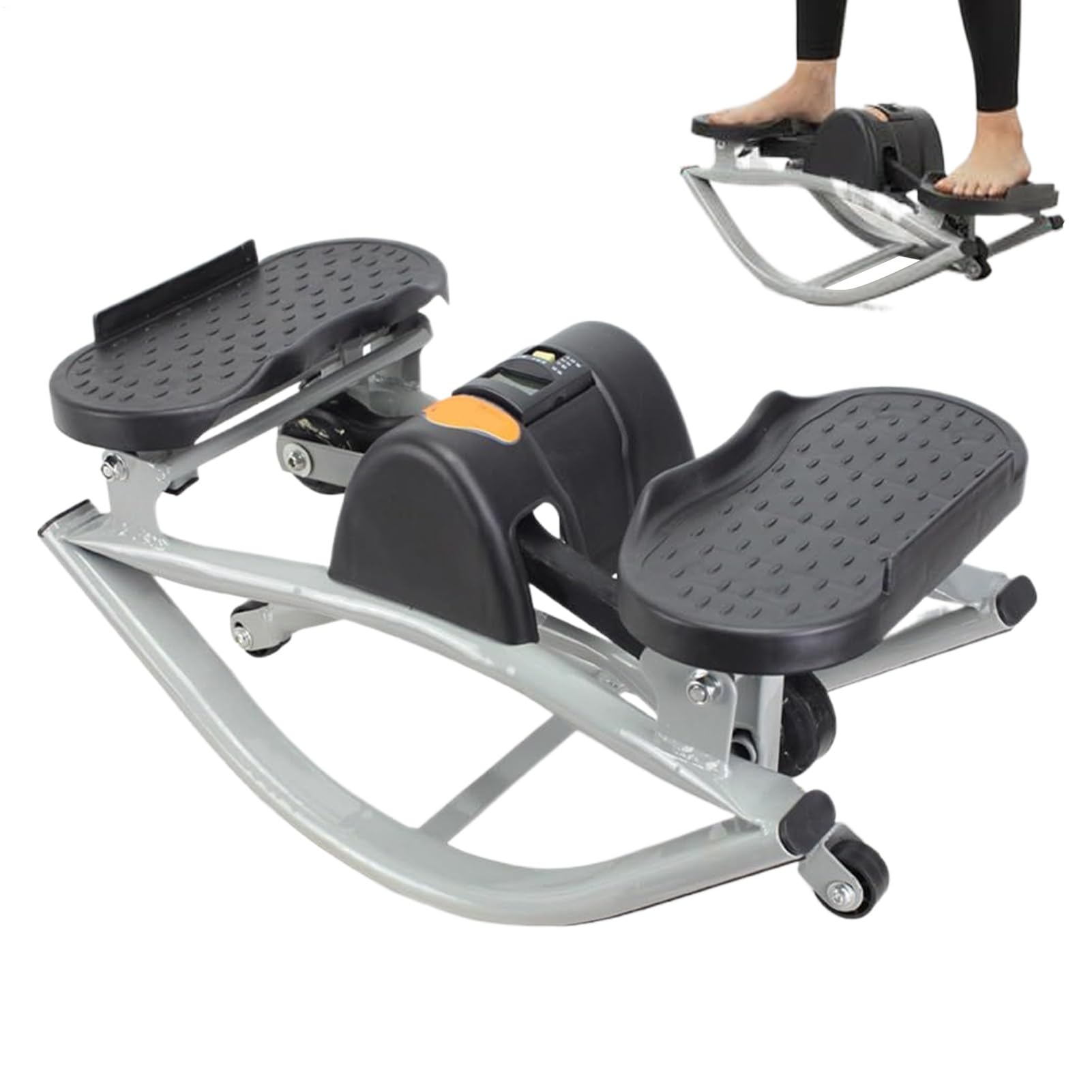 Máquina de Ejercicios en casa con balancín Lateral, Steppers Laterales de bajo Impacto para Entrenamiento de piernas, Core, glúteos y Cuerpo Completo.