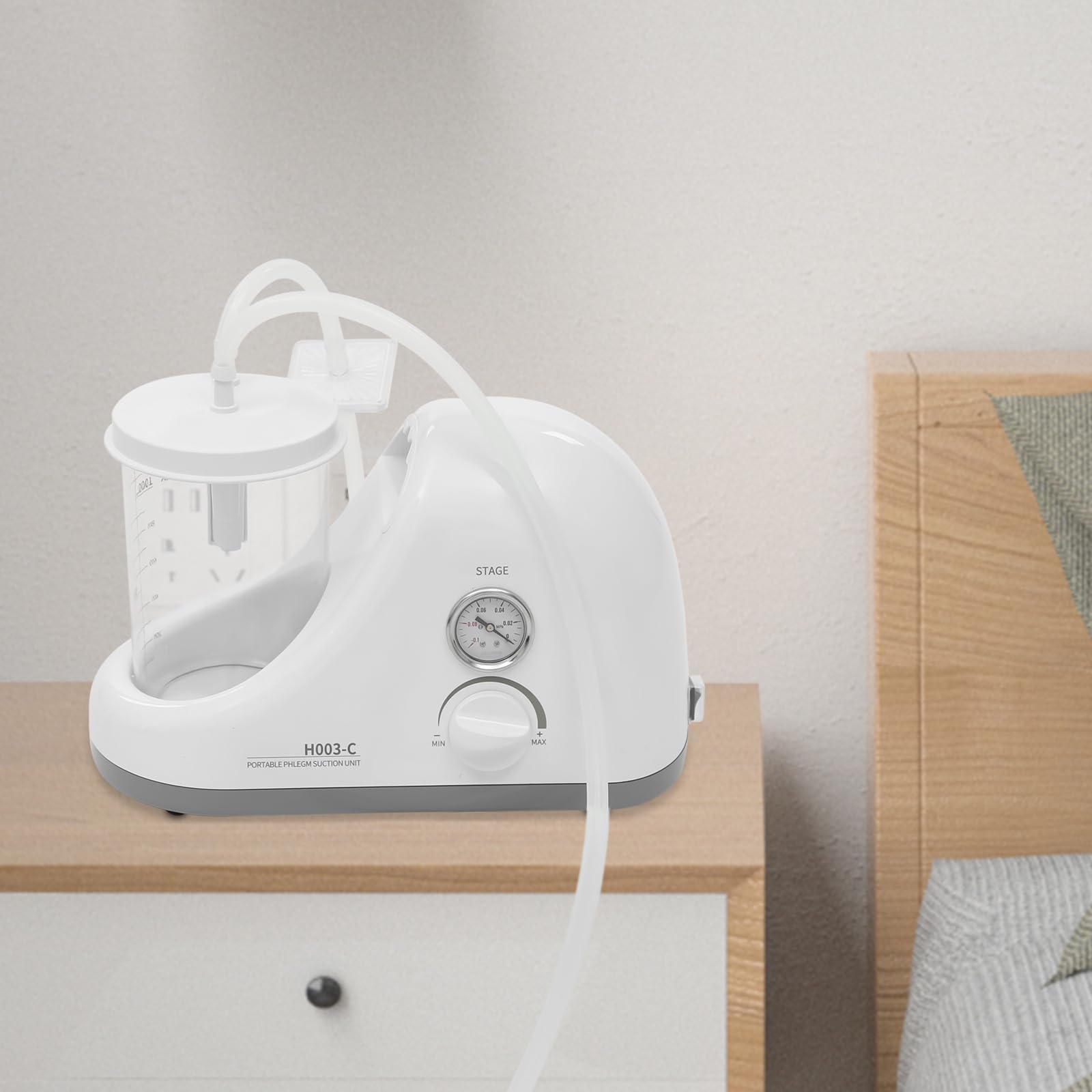 110V Portable Veterinary Suction Machine for Home Use (H003-C)