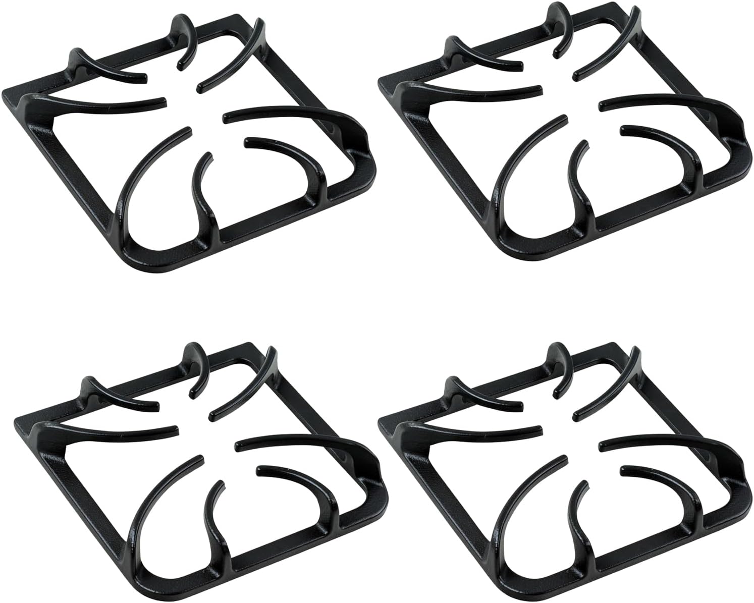 316202405 Stove Grate Replacement Parts for Frigidaire Kenmore Stove Parts General Electric Gas Range Parts Stove Surface Top Grate Metal Steel Rack (4 Pack)