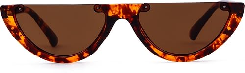 Miniatura 5 de GIFIORE Gafas de sol semi sin montura vintage retro medio redondas