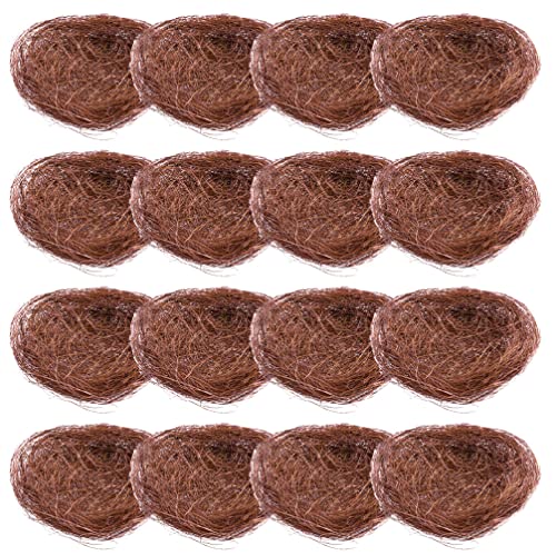 TOVINANNA 16 Pièces Ornement De Nid D'oiseau 12 Cm Faux Nid D'oiseau De Simulation Artificielle Nid Artificiel De Pâques Kit De Nid D'oiseau Naturel...