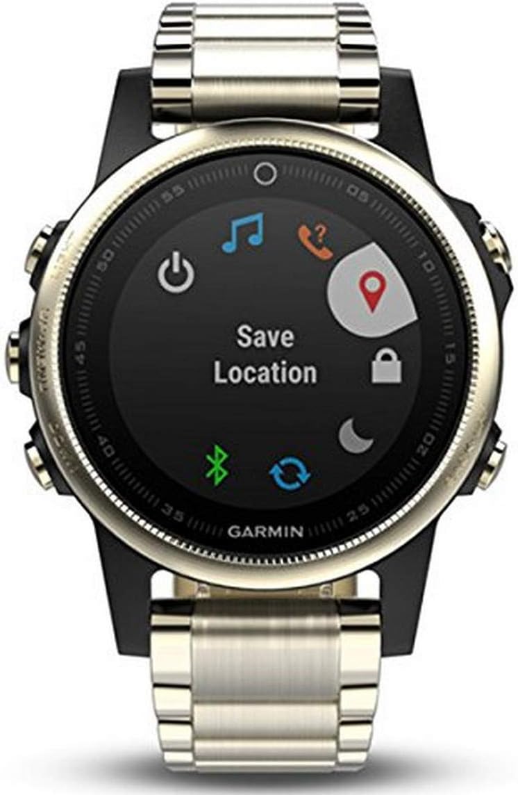 Garmin Fenix 5s Zafiro con Correa Metálica Exr Rejoj Outdoor, Multicolor, Sin Especificar