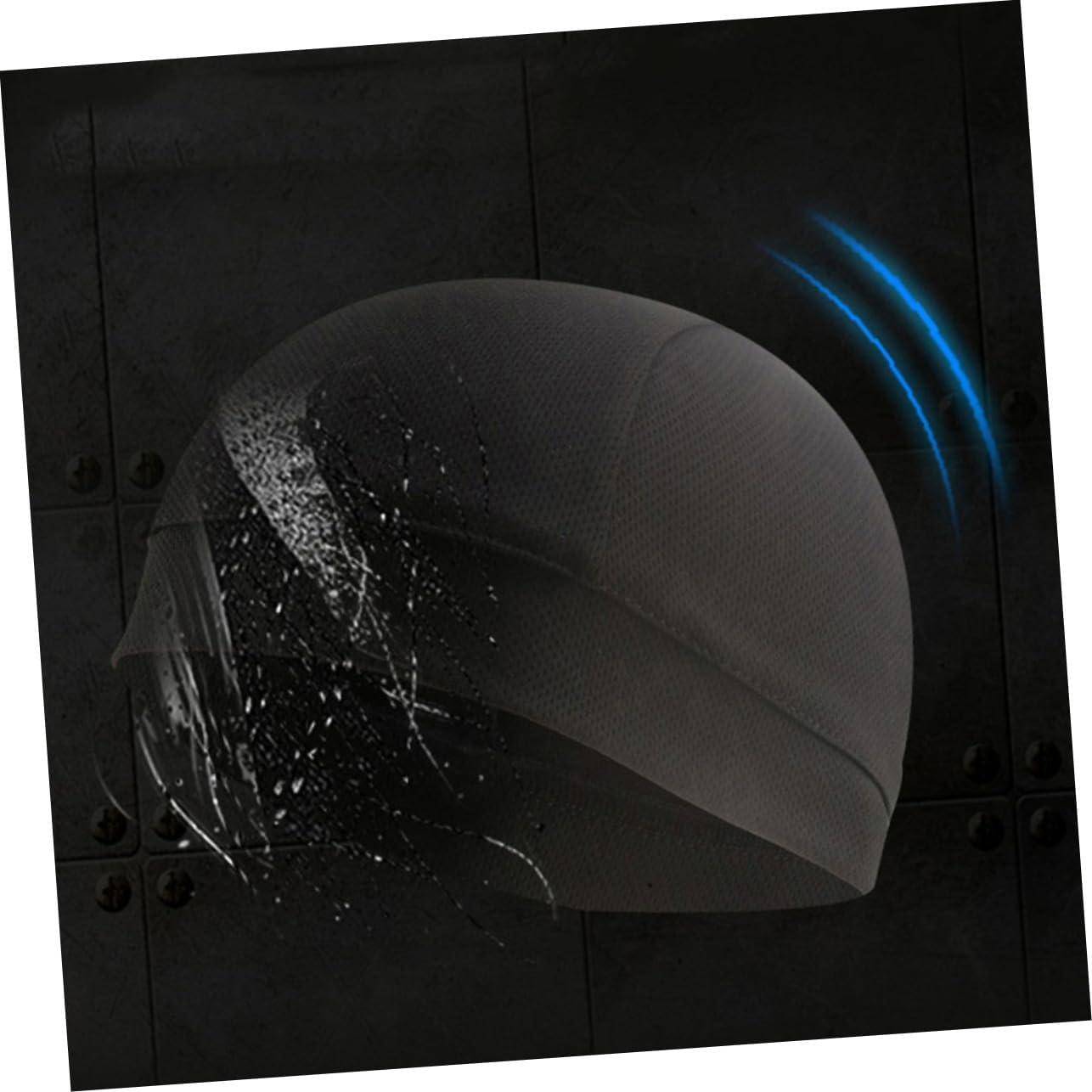 WRITWAA 3pcs Cycling Liner Caps Uv Windproof Sports Headwear for Men Women Quick-Dry Sweat-Absorb Inner Beanie Black Grey White Comfortable Breathable for Outdoor Activities