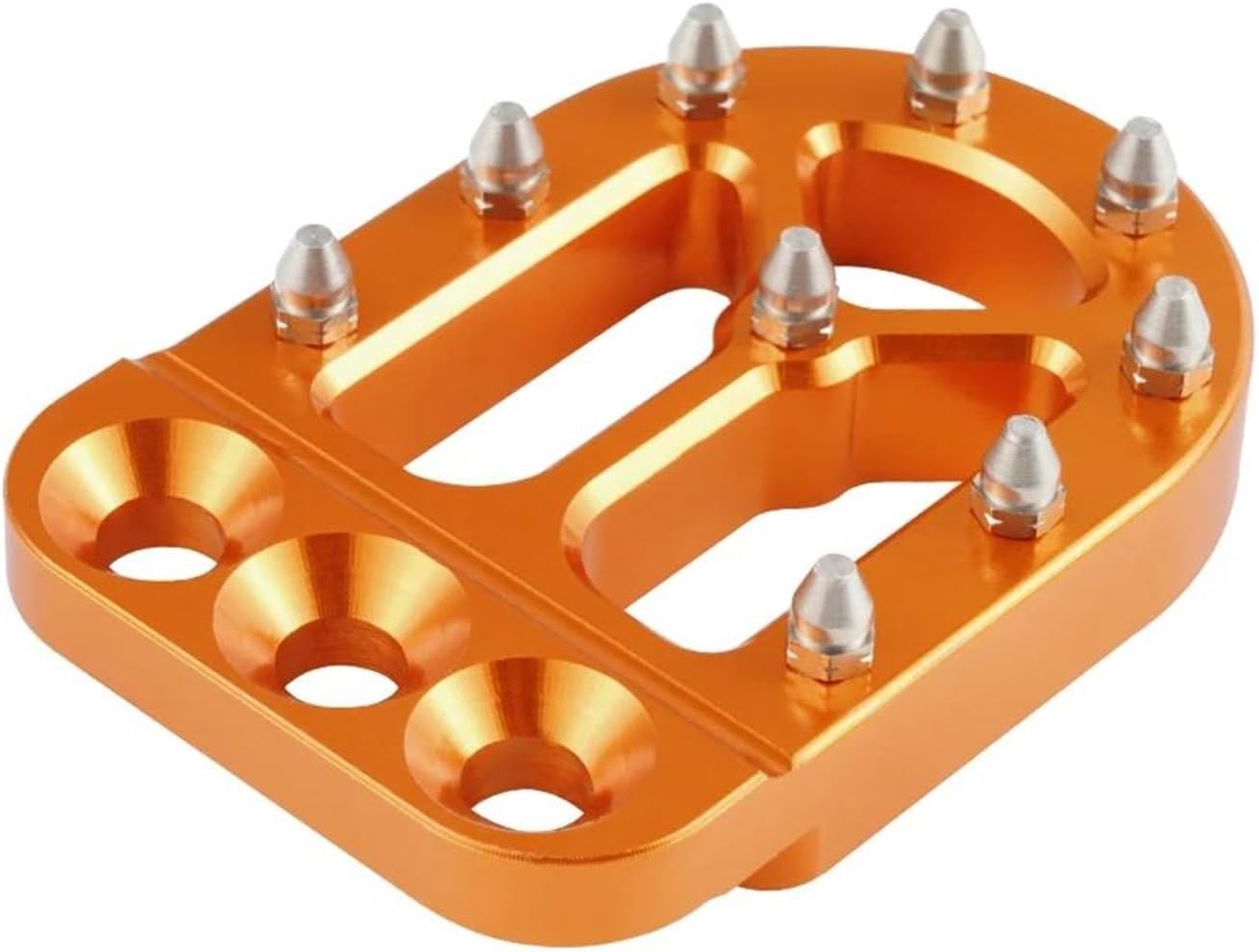Motorbike footrest pedal Motorcycle Brake Lever Peg Pad Extension For KTM 790 ADVENTURE 790 Adventure R/S 2018-2023 890 Adventure R S 2021-2023 Foot support bracket(Orange)