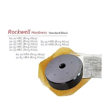 Hardness Block HRC/HRA/HRB Hardness Tester Standard Block Hardness Standard Test Block Accurate Measurement(40-50HRC)