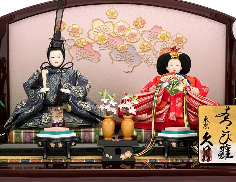 ひな祭り 木製 雛人形 立体パズル コンパクト