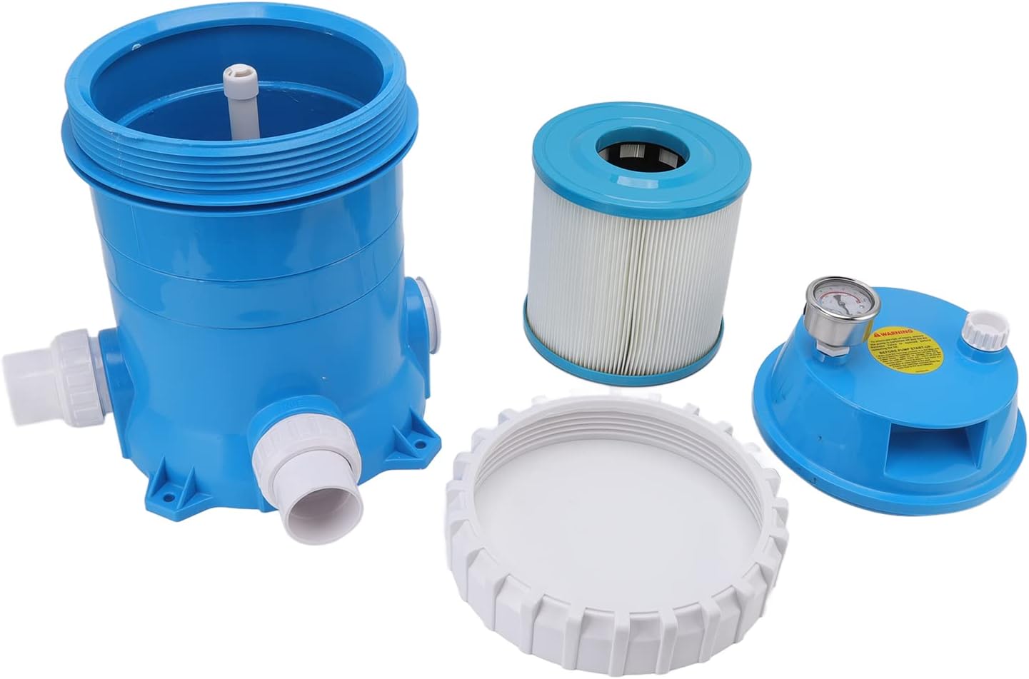 Omabeta Swimming Pool Water Filter Efficient High Accuracy Inflatable Filter System for Pools, Spa Filters for Swimming Pools, Plastic 15.4 X 12.0 Inch