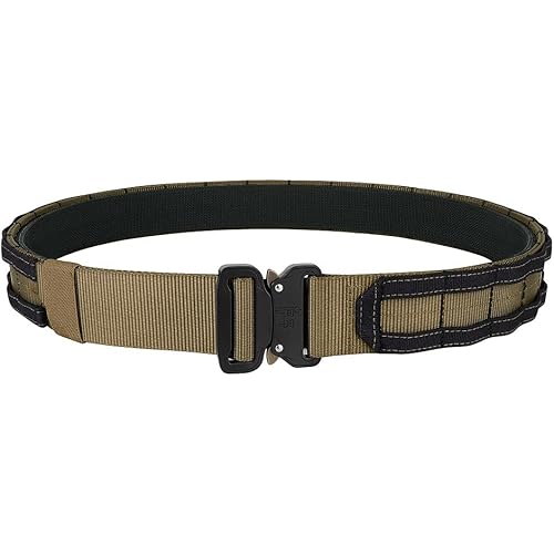 KRYDEX Quick Release Rigger MOLLE Belt 1.75 Inch Inner & Outer Tactical Heavy Duty Belt