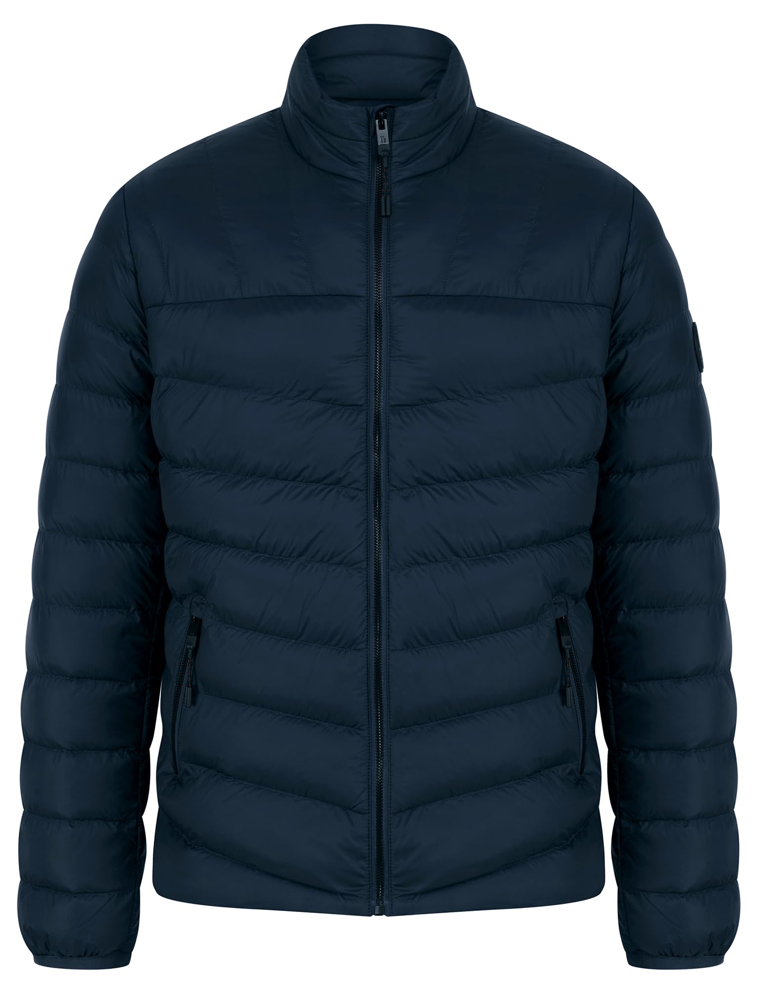 Tokyo Laundry Men's Eastwood Funnel Neck Quilted Zip Pocket Puffer Jacket