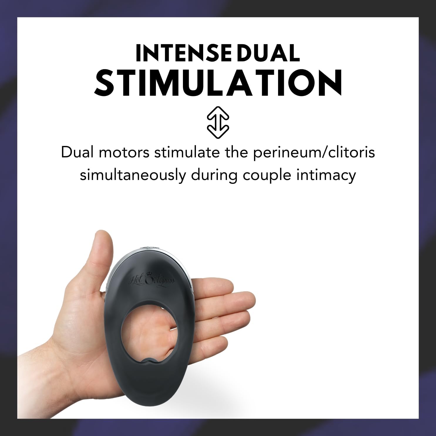 Amazon.com: Hot Octopuss Atom Plus  Couples Vibrating Cock Ring | Men's  Perineum Vibrator | Powerful Dual-Motors | Rechargeable, Waterproof &  Adjustable Penis Ring for Solo & Couples Play | Adult Sex Toy