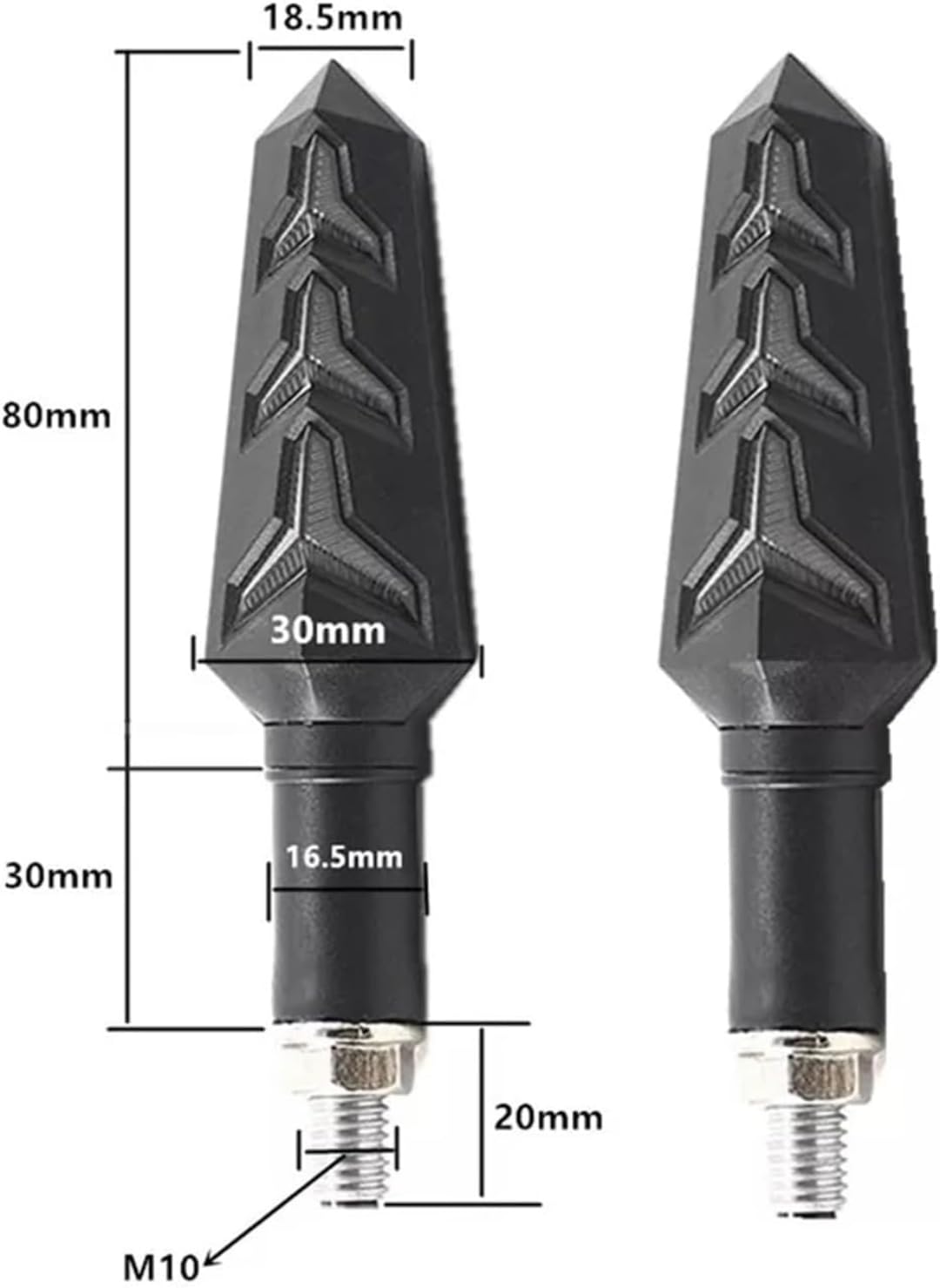 Mini uniwersalne wskaźniki Kierunkowskazy motocyklowe 4 szt. Uniwersalne kierunkowskazy motocyklowe LED z płynącą wodą, elastyczne, giętkie, migoczące, bursztynowe