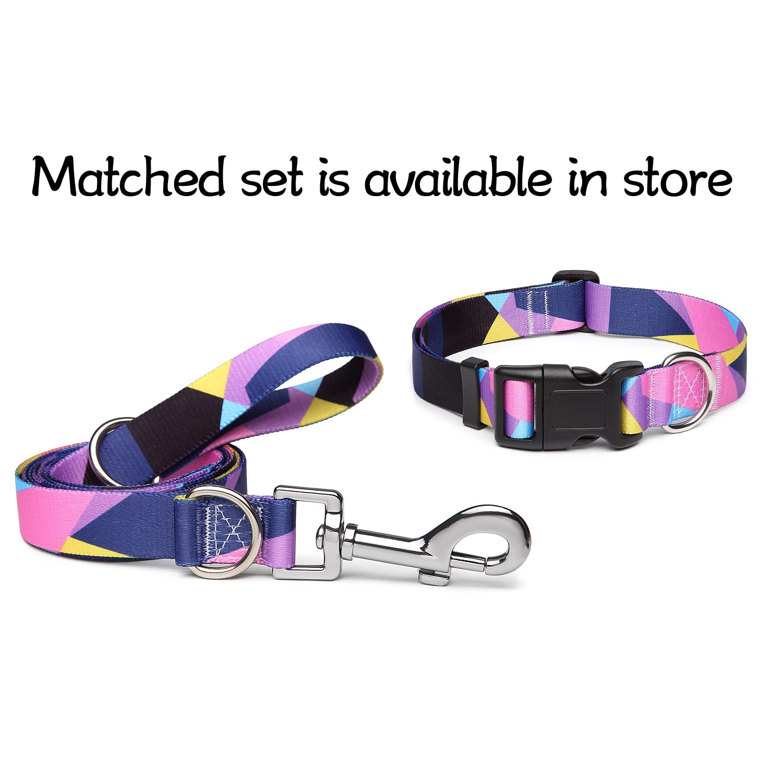 Adjustable Dog Collar with Patterns, Ultra Comfy Soft Nylon Breathable Pet Collar for Small Medium Large Dogs (L, Floral Orange) — view 39