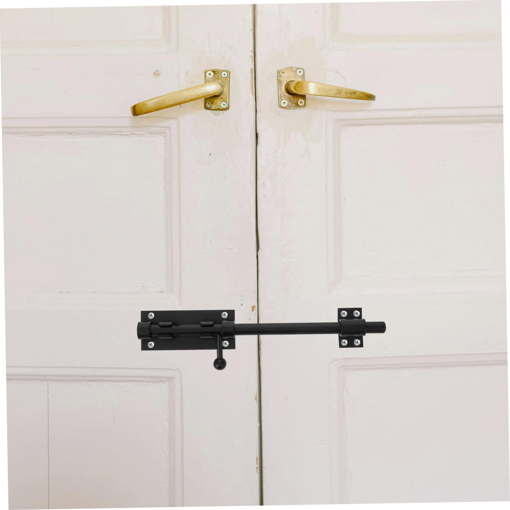 Serratura Scorrevole in Acciaio Inox per Porta Garage e Cancelli, Chiavistello a Bullone Resistente, Chiusura Sicurezza per Porte Interne Bagno e Camera
