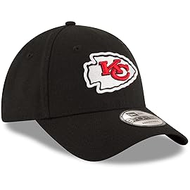 New Era NFL The League 9FORTY Adjustable Hat Cap One Size Fits All (Kansas City Chiefs Black)