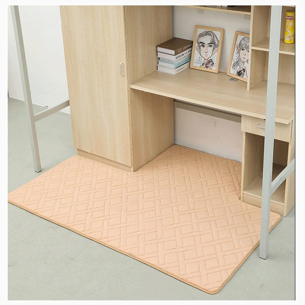 Tappetini antiscivolo in memory foam per bagno e WC, tappeto assorbente per soggiorno e camera da letto, viola chiaro, 90 x 400 cm